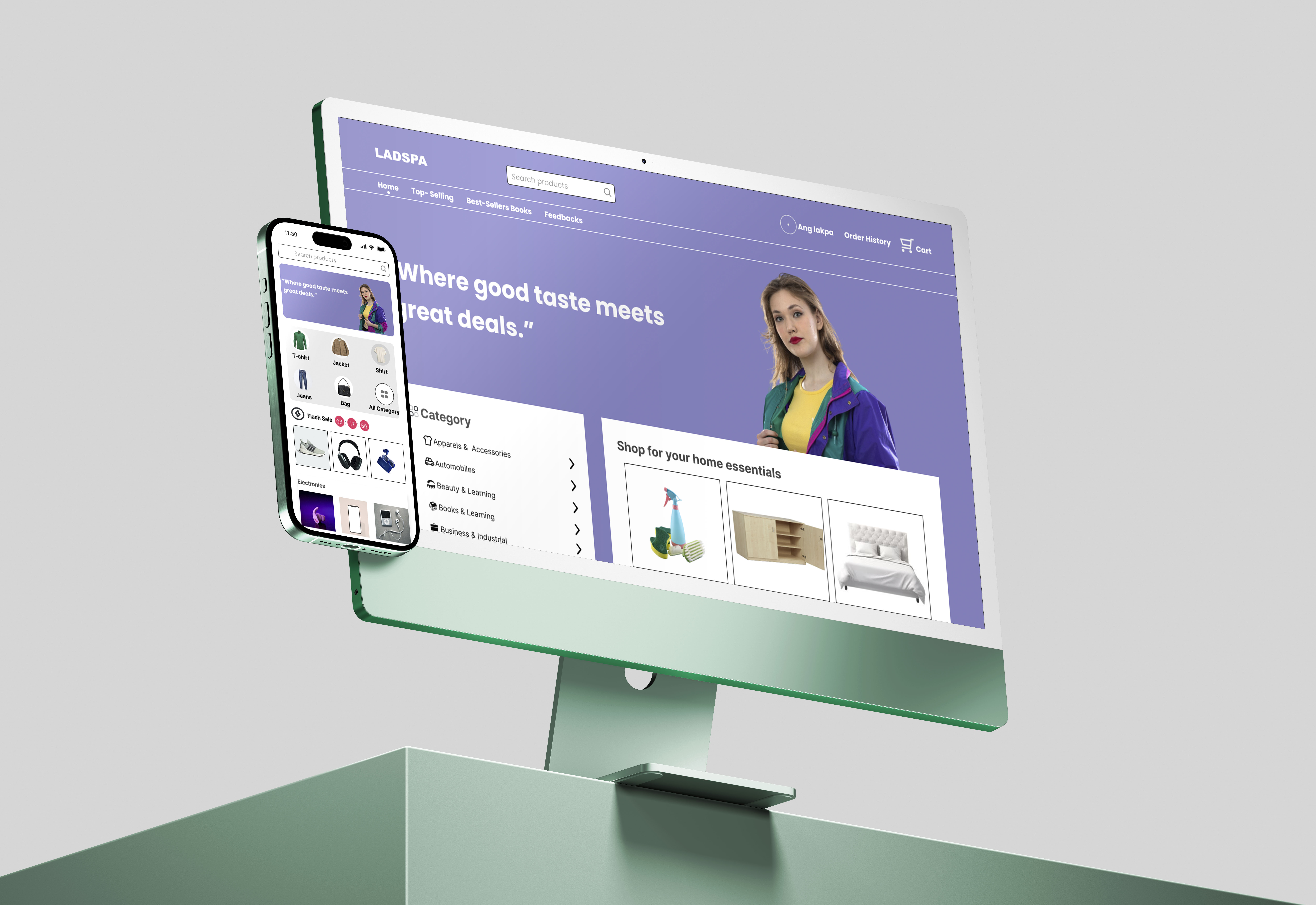 E-commerce UI Design Project